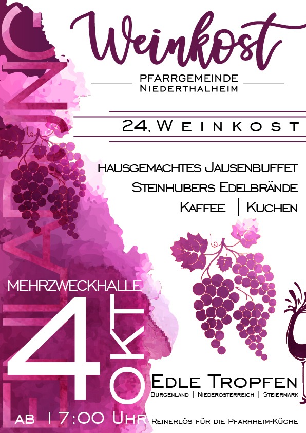 Einladung zur 24. Weinkost